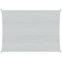vidaXL Zonneschaduw Lichtgrijs en wit 7 x 5 m 100% Polyester Oxford