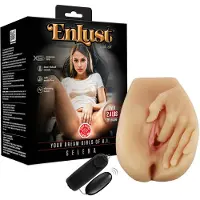 Blush Enlust Selena - vibrerende kunstvagina met AI-afbeeldingen (natuurkleur)