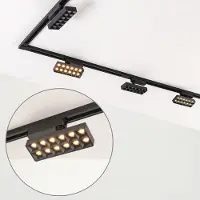 LumenXL Zwarte 1-fase railsysteem van 3 meter met Varo spots 4000K