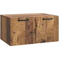 vidaXL Wandmontage TV-kast Oud hout 59,5 x 41 x 30 cm Bewerkt hout