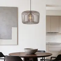 LumenXL Hanglamp Viro van lichtgrijs metaal Ø38 cm