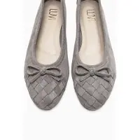 Forever & Always Nopos Leren Cap Toe Ballerina