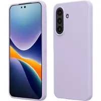 Kwmobile telefoonhoesje geschikt voor Samsung Galaxy A57 5G - Hoesje met siliconen coating - Smartphone case in lavendel