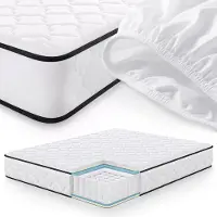 Akord Springs Matras met Beschermer 80x190 cm / Spring Pocketveringmatras / Binnenveringsmatras / Pocketvering met 7 Comfortzones / Afneembare waterdichte tijk / H3