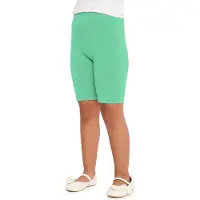 Merry Style MS-MS10-227-LE Meisjes Leggings - Sport - Vrijetijdsbroek - Kort - Katoen - Sporbroek - Yogabroek - Munt - 140