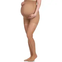 Merry Style MS-GB-109 Dames Panty - Zwangerschapspanty - 40 DEN - Polyamide - Beige - L