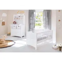 OEM Kinderkamer set voor het samenstellen van een juniorbed - Hout - Wit - 2 delen - 146 x 76 x 85 cm + 103 x 77 x 180 cm