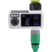 OEM Programmeerbare zonne-energie water timer met regendemping - Automatische irrigatietimer voor tuinslang en gazonirrigatiesysteem