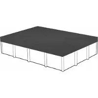 W'eau Afdekzeil rechthoekig zwembad 450 x 220 cm (zeilmaat 510 x 280)