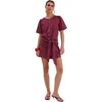 HARPER & YVE Dames Jumpsuits Yael-js - Bordeaux - Maat XS