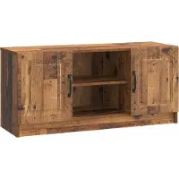 vidaXL TV Kast Oud hout 102 x 34,5 x 47 cm Bewerkt hout