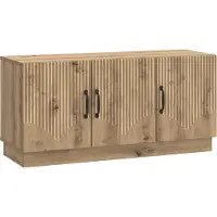 vidaXL TV Kast 99 x 34,5 x 47 cm Artisanaal eiken Bewerkt hout