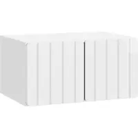 vidaXL Wandmontage TV-kast 59,5 x 41 x 30 cm Hoogglans Wit