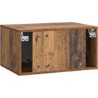vidaXL Wandmontage TV-kast Oud hout 59,5 x 41 x 30 cm Bewerkt hout