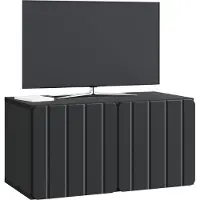 vidaXL Wandmontage TV-kast 59,5 x 31 x 30 cm Zwart Bewerkt hout