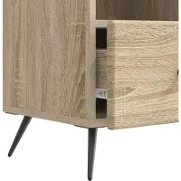 vidaXL TV Kast met lade Sonoma Eiken 102 x 34,5 x 50 cm Bewerkt hout