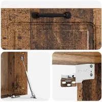 vidaXL Wandmontage TV-kast Oud hout 78,5 x 41 x 30 cm Bewerkt hout
