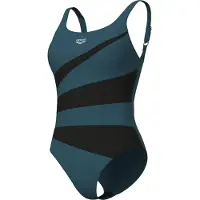 Arena Shaping-badpak 'ISABELLA' smaragd / zwart