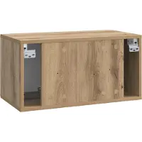 vidaXL Wandmontage TV-kast 59,5 x 31 x 30 cm Artisanaal eiken