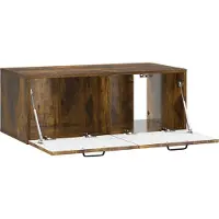 vidaXL Wandmontage TV-kast Gerookt eiken 78,5 x 41 x 30 cm