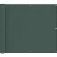 vidaXL Balkonscherm 100 x 300 cm Oxford Stof Rechthoekig Donkergroen