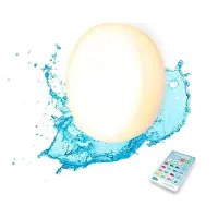 Newgarden Papaya LED accu-poollamp IP68 RGBW Papaya, dimbaar, wit / opaal, Kunststof, Modern
