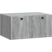 vidaXL Wandmontage TV-kast Grijs sonoma 59,5 x 41 x 30 cm Bewerkt hout