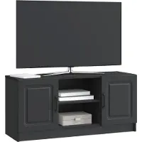 vidaXL TV Kast Zwart 102 x 34,5 x 47 cm Bewerkt hout