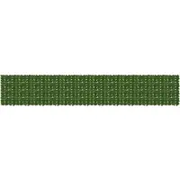vidaXL Balkonscherm met bladeren Groen 600 x 100 cm