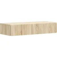 vidaXL Wandgemonteerde Zijtafel Sonoma Eiken 87,5 x 34,5 x 17 cm