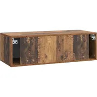vidaXL Wandmontage TV-kast 98 x 41 x 30 cm Oud hout Bewerkt hout