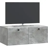 vidaXL Wandmontage TV-kast Betongrijs 78,5 x 41 x 30 cm Bewerkt hout
