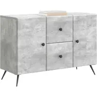 vidaXL Dressoir Betongrijs 89 x 34,5 x 60 cm Bewerkt hout