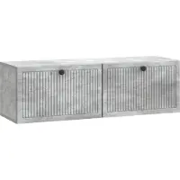 vidaXL Wandmontage TV-kast Betongrijs 98 x 31 x 30 cm Bewerkt hout