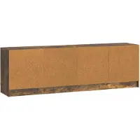 vidaXL TV Kast Gerookt eiken 150 x 31 x 47 cm Bewerkt hout