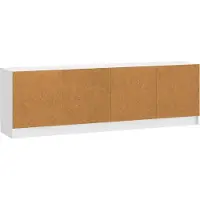 vidaXL TV Kast Hoogglans Wit 150 x 31 x 47 cm Bewerkt hout