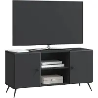 vidaXL TV Kast 102 x 34,5 x 50 cm Zwart Bewerkt hout