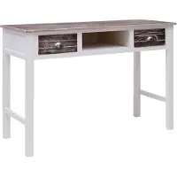 Prolenta Maison Exclusive - Bureau, bruin, 110 x 45 x 76 cm, hout