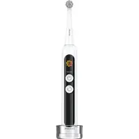 4Swiss ST216 Electrosonic - Hybride Tandenborstel - 2000mAh LCD - 12 Modi Vibratie+Rotatie IPX7 USB - Wit