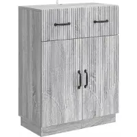 vidaXL Dressoir met lade Grijs sonoma 66 x 34,5 x 87 cm Bewerkt hout