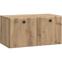 vidaXL Wandmontage TV-kast 59,5 x 31 x 30 cm Artisanaal eiken