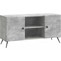 vidaXL TV Kast 102 x 34,5 x 50 cm Betongrijs Bewerkt hout