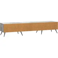 vidaXL TV Kast met lade Betongrijs 147 x 34,5 x 30 cm Bewerkt hout