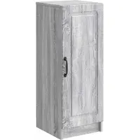 vidaXL Dressoir Grijs sonoma 33 x 34,5 x 87 cm Bewerkt hout