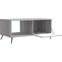 vidaXL Salontafel Grijs sonoma 90 x 50 x 40 cm Bewerkt hout
