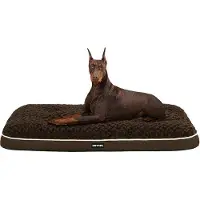 OEM Orthopedisch hondenbed, bruin, 120 cm, wasbaar, met dubbele bodem