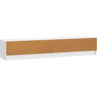 vidaXL TV Kast 147 x 34,5 x 27 cm Hoogglans Wit Bewerkt hout
