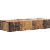 vidaXL Wandgemonteerde Zijtafel 87,5 x 34,5 x 17 cm Bewerkt hout