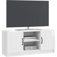 vidaXL TV Kast Hoogglans Wit 102 x 34,5 x 47 cm Bewerkt hout