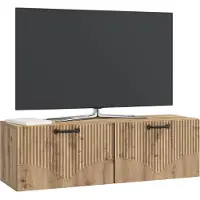 vidaXL Wandmontage TV-kast 98 x 31 x 30 cm Artisanaal eiken